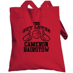 Cameron Bairstow This Guy Loves Heart Chicago Basketball Totebag