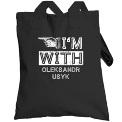 Im With Oleksandr Usyk Boxer Left Totebag