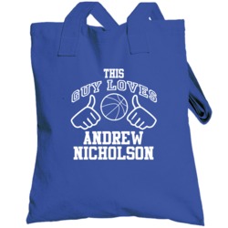 Andrew Nicholson This Guy Loves Heart Orlando Basketball Totebag