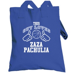 Zaza Pachulia This Guy Loves Heart Orlando Basketball Totebag