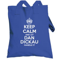 Dan Dickau Keep Calm Let Player Handle It New York Basketball Totebag