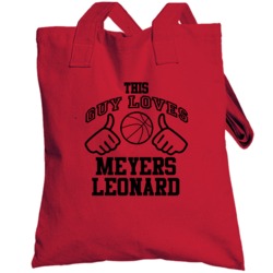 Meyers Leonard This Guy Loves Heart Portland Basketball Totebag