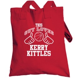 Kerry Kittles This Guy Loves Heart Los Angeles La Basketball Totebag