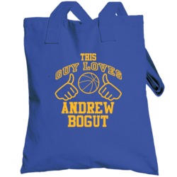 Andrew Bogut This Guy Loves Heart Golden State Basketball Totebag