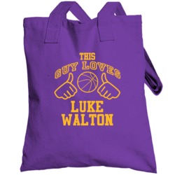 Luke Walton This Guy Loves Heart Los Angeles Basketball Totebag