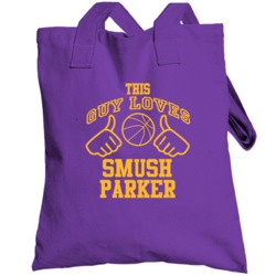 Smush Parker This Guy Loves Heart Los Angeles Basketball Totebag