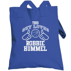 Robbie Hummel This Guy Loves Heart Minnesota Basketball Totebag