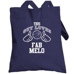 Fab Melo This Guy Loves Heart Dallas Basketball Totebag