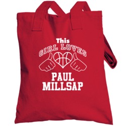 Paul Millsap This Girl Loves Heart Atlanta Basektball Totebag