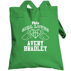Avery Bradley This Girl Loves Heart Boston Basketball Totebag