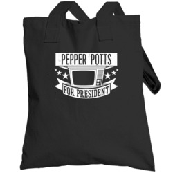 Pepper Potts For President Tv Show Character Funny Totebag
