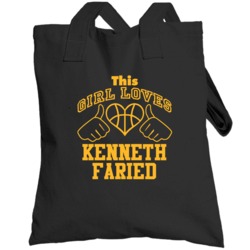 Kenneth Faried This Girl Loves Heart Denver Basketball Totebag