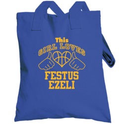 Festus Ezeli This Girl Loves Heart Golden State Basketball Totebag