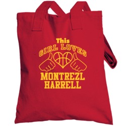 Montrezl Harrell This Girl Loves Heart Houston Basketball Totebag