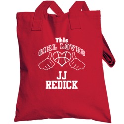 Jj Redick This Girl Loves Heart Los Angeles La Basketball Totebag