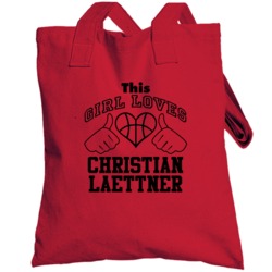 Christian Laettner This Girl Loves Heart Miami Basketball Totebag