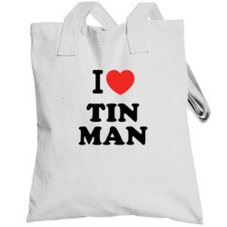 I Heart Parody Tin Man Sci Fi Cult Tv Show Totebag