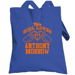 Anthony Morrow This Girl Loves Heart Oklahoma City Basketball Totebag