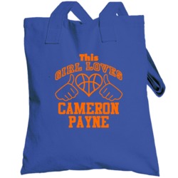 Cameron Payne This Girl Loves Heart Oklahoma City Basketball Totebag