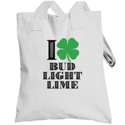 Heart Love Shamrock Bud Light Lime Beer Irish St Patricks Day Drunk Pa