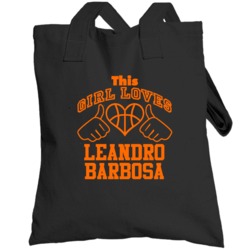 Leandro Barbosa This Girl Loves Heart Phoenix Basketball Totebag