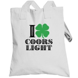 Heart Love Shamrock Coors Light Beer Irish St Patricks Day Drunk Party