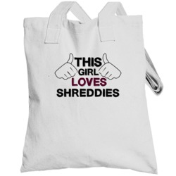 This Girl Loves Shreddies Foodie Favorite Food Totebag