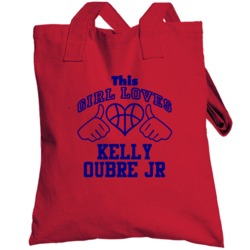 Kelly Oubre Jr This Girl Loves Heart Washington Basketball Totebag