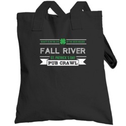 Fall River St Patricks Day Pub Crawl Beer Drinking Party Trending Logo