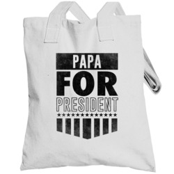 Papa For President Russian Dad Election Father's Day Custom Gift Toteb