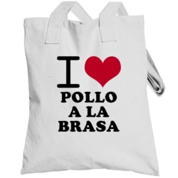 I Love Pollo A La Brasa Classic Heart Food Lover Totebag
