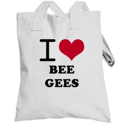 I Heart Bee Gees Hollywood Walk Of Fame Totebag