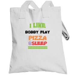 I Like Bobby Flay Pizza & Sleep Hollywood Walk Of Fame Totebag