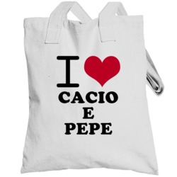 I Love Cacio E Pepe Classic Heart Food Lover Totebag