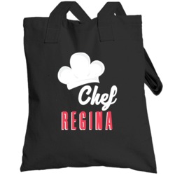 Chef Regina Custom Name Cooking Kitchen Grill Bbq Mom Gift Totebag