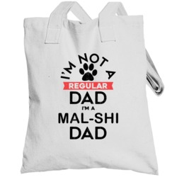 I'm A Mal-shi Dad Pet Dog Breed Animal Lover Totebag