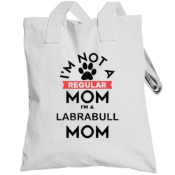 I'm A Labrabull Mom Pet Dog Breed Animal Lover Totebag