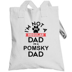 I'm A Pomsky Dad Pet Dog Breed Animal Lover Totebag
