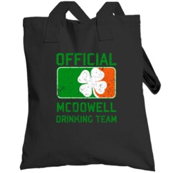 Mcdowell Official Drinking Team Irish Family Custom St Patricks Day To