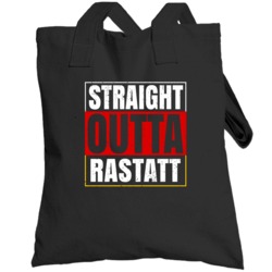 Straight Outta Rastatt German City Germany Grunge Parody Totebag
