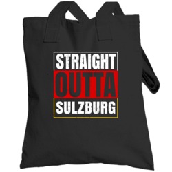 Straight Outta Sulzburg German City Germany Grunge Parody Totebag