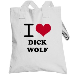 I Heart Dick Wolf Hollywood Walk Of Fame Totebag