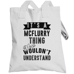 Its A Mcflurry Thing Wouldnt Understand Cool Retro Foodie Totebag
