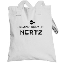 Black Belt In Nertz Card Game Player Totebag