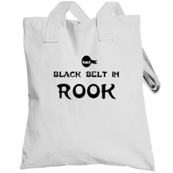 Black Belt In Rook Card Game Player Totebag
