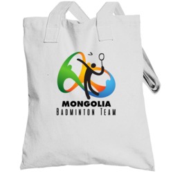 Mongolia Badminton Team Rio 2016 Olympic Event Logo Totebag
