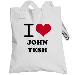 I Heart John Tesh Hollywood Walk Of Fame Totebag