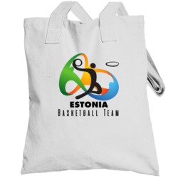 Estonia Basketball Team Rio 2016 Olympic Event Logo Totebag