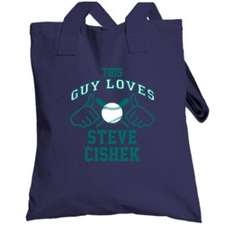 This Guy Loves Steve Cishek Seattle Baseball Player Classic Totebag