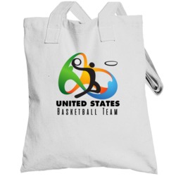 United States Basketball Team Rio 2016 Olympic Event Logo Totebag